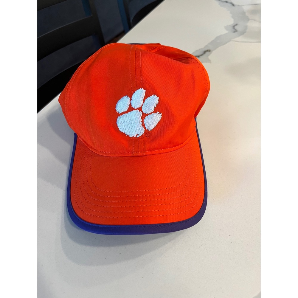 Nike Clemson Tigers Featherlight Dri-FIT Hat Orange Purple Adjustable Cap OSFM
